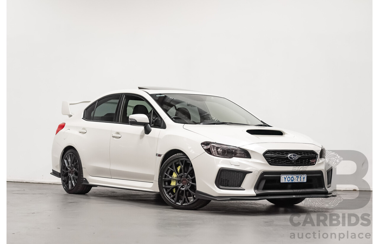 3/2018 Subaru WRX STi (AWD) VA MY18 4d Sedan Crystal White Pearl Turbo 2.5L