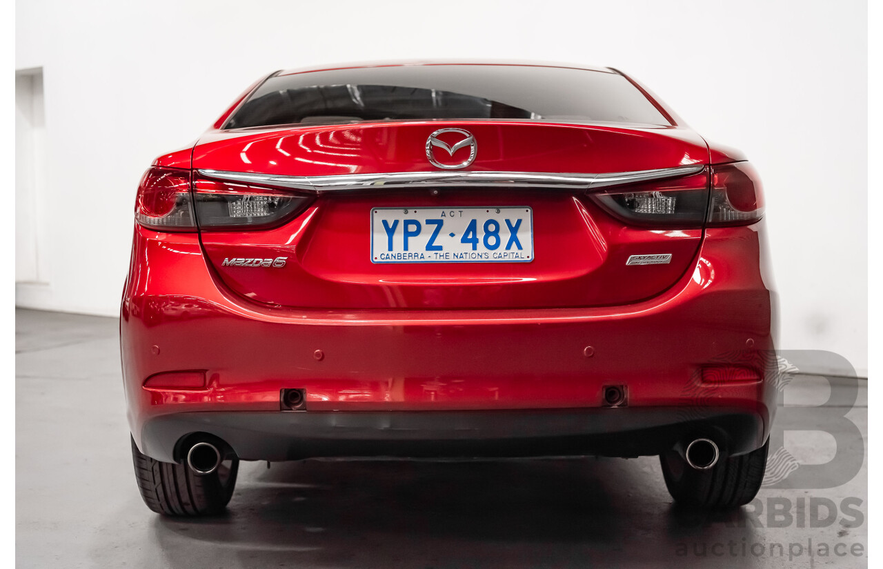 6/2013 Mazda 6 Atenza 6C 4d Sedan Soul Red Metallic Turbo Diesel 2.2L