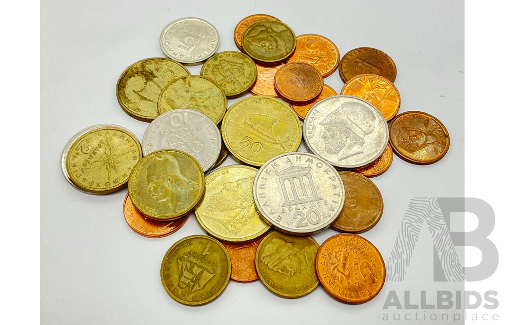Collection of Greek Coins 1988 -1990