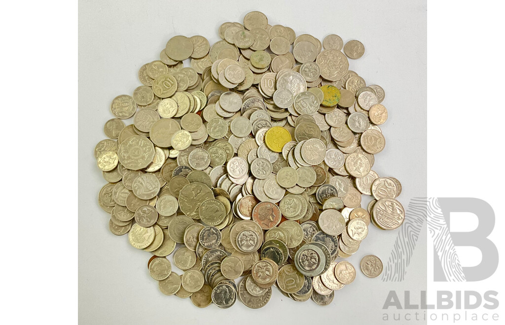 Large Collection of Mostly Australian Decimal Coins - 1.9 Kilos
