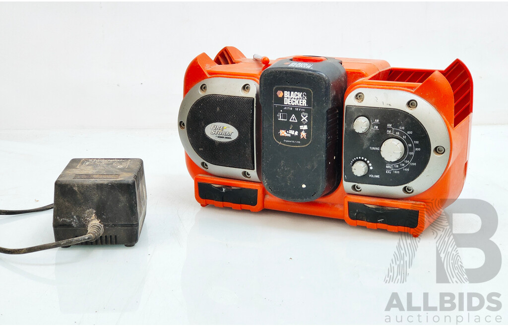 Black & Decker (BDRC18) FireStorm Radio