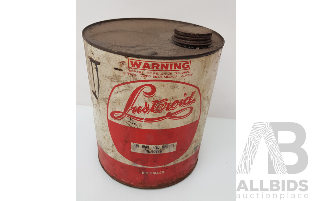 Lusteroid Wax and Grease Remover (1 Gallon) Tin
