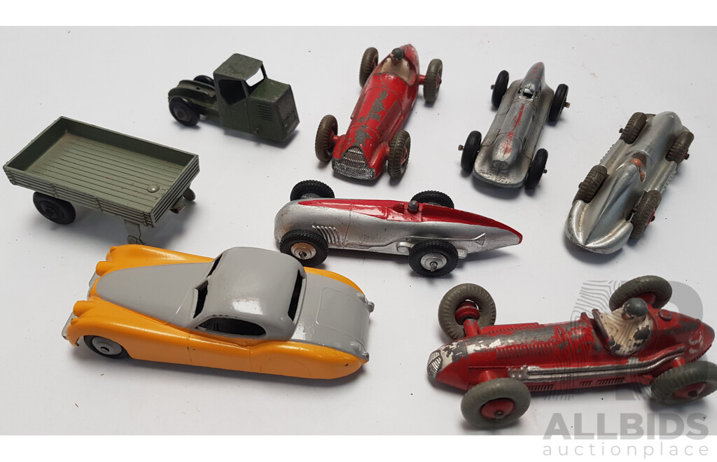 Assorted Vintage Dinky Model Cars - Lot of 8