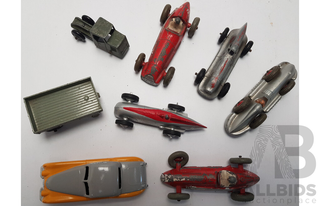 Assorted Vintage Dinky Model Cars - Lot of 8