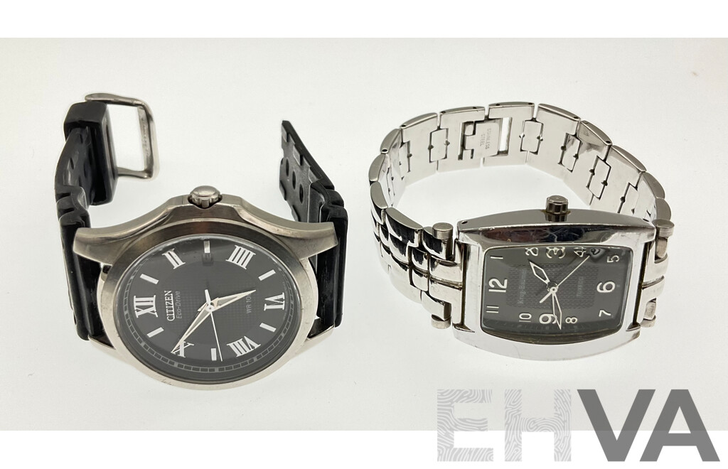Men's Citizen Eco Drive and Krug-Baumen Tuxedo Wrist Watches