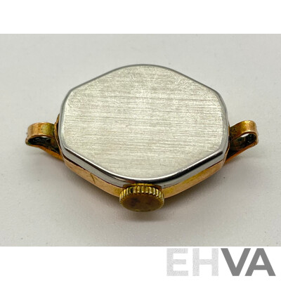 Women's Vintage Cyprus Seventeen Jewels Incabloc Watch with 9ct Case, Swiss Made