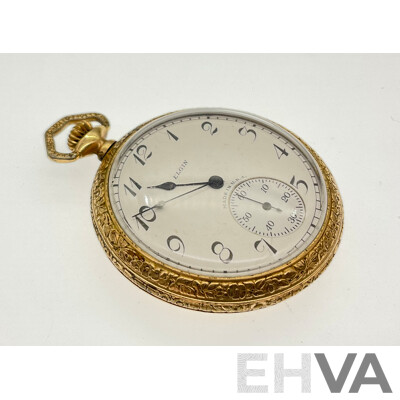 Antique Elgin Pocket Watch in Majestic Case, Made in USA