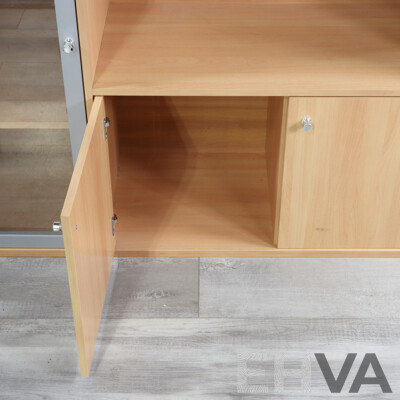 Modern Four Door Entertainment Unit