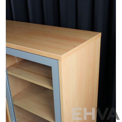 Modern Four Door Entertainment Unit