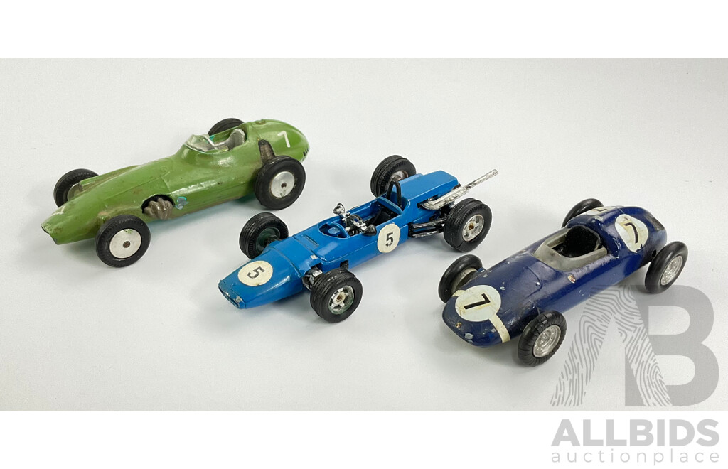 Vintage Diecast Formula One and Two Cars Including Corgi Toys B.R.M, Solido Porsche F2 and Norev Matra Sports F2