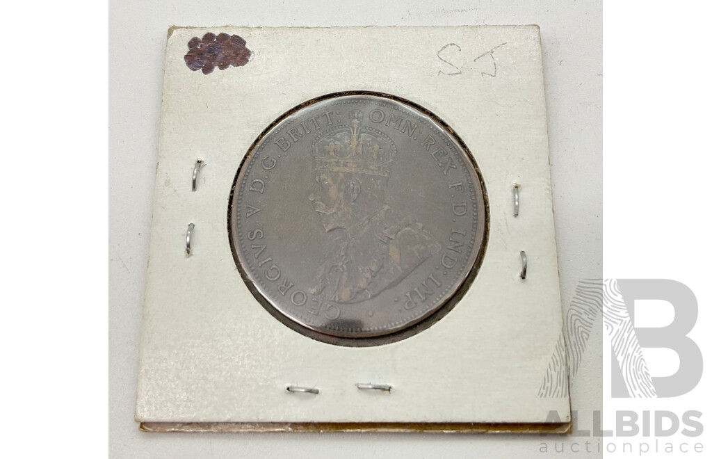 Australian 1911 E/F Penny - Eight Pearls