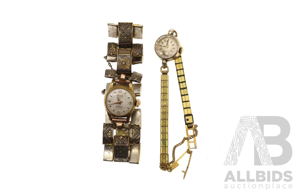 Vintage Ladies Tissot Watch & Vintage Ladies Felca Watch