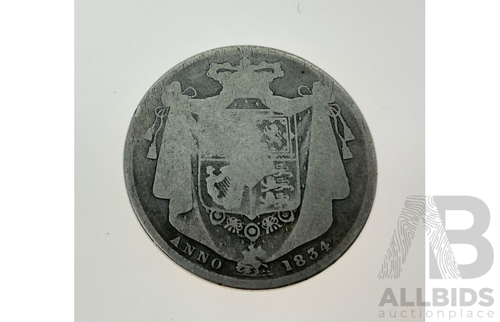 United Kingdom 1834 Silver Half Crown