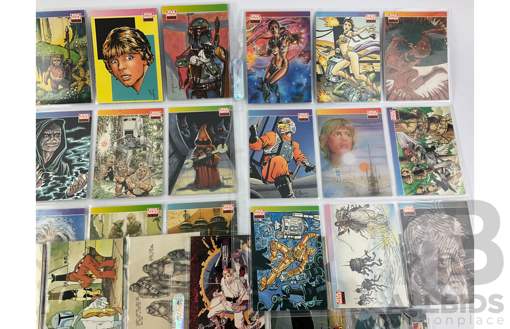 1990's Topps Star Wars Collectors Cards