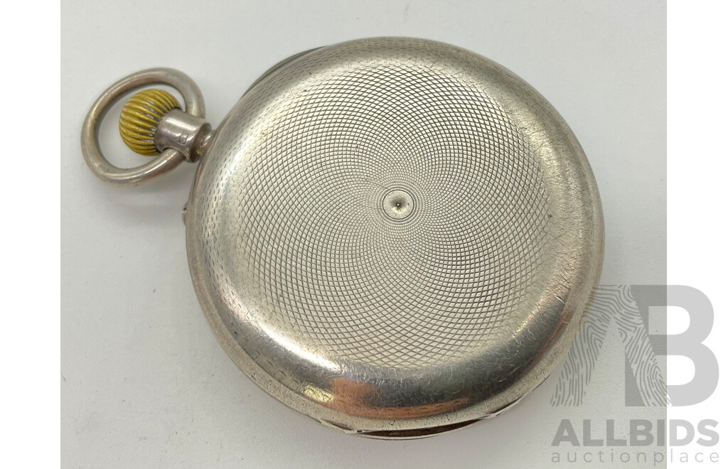 Antique T. Gaunt & Co Silver Case Pocket Watch Birmingham 1899