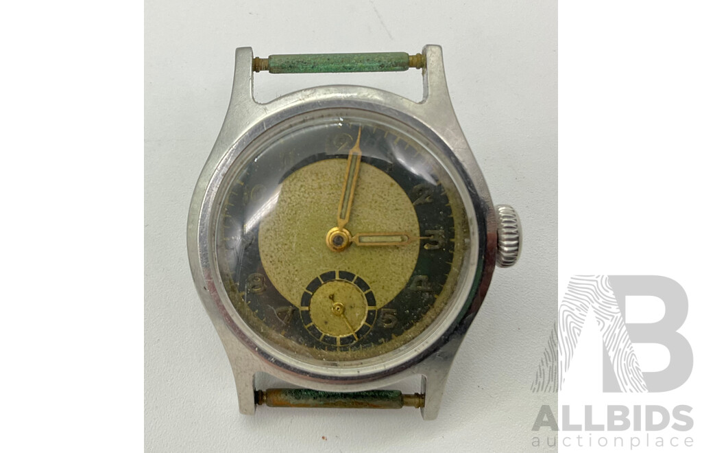 Men's Vintage Timex Wrist Watch, Made in Great Britain and 1940''s Wrist Watch with Seconds Dial