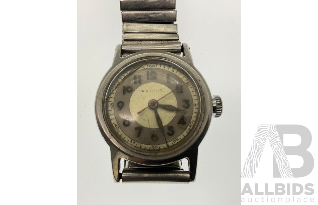 Collection of Vintage Watches for Parts or Restoration Including Seiko Five, Seiko Digital Chronograph, Racine