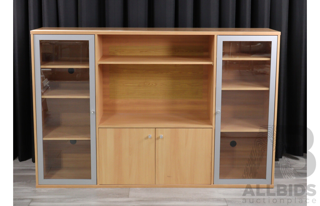 Modern Four Door Entertainment Unit