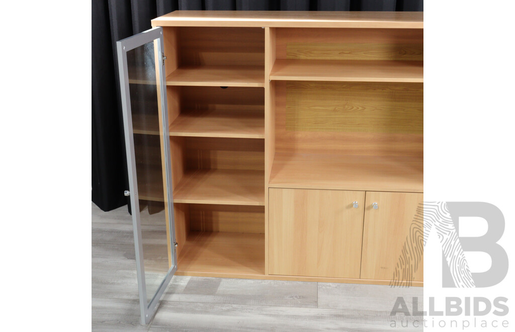 Modern Four Door Entertainment Unit