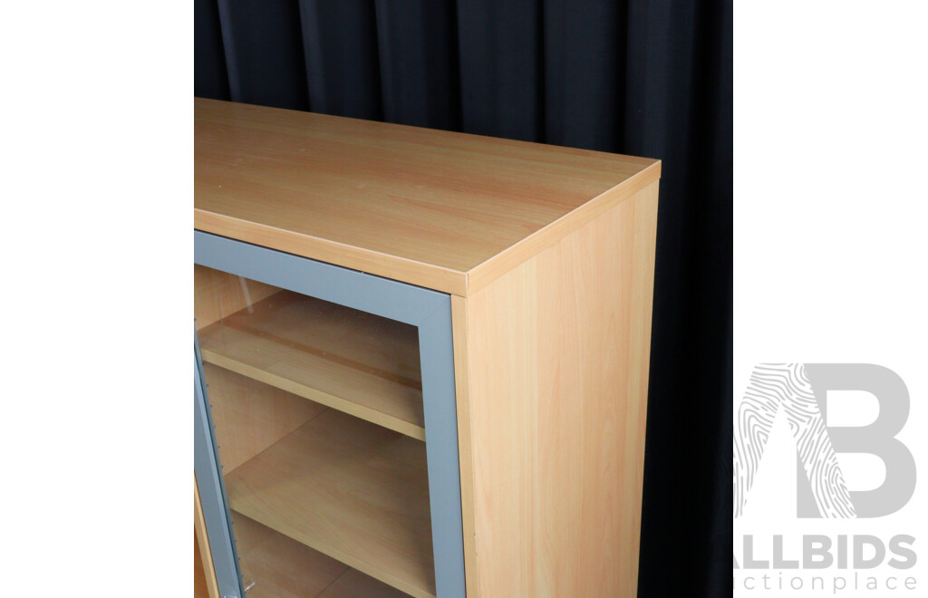 Modern Four Door Entertainment Unit