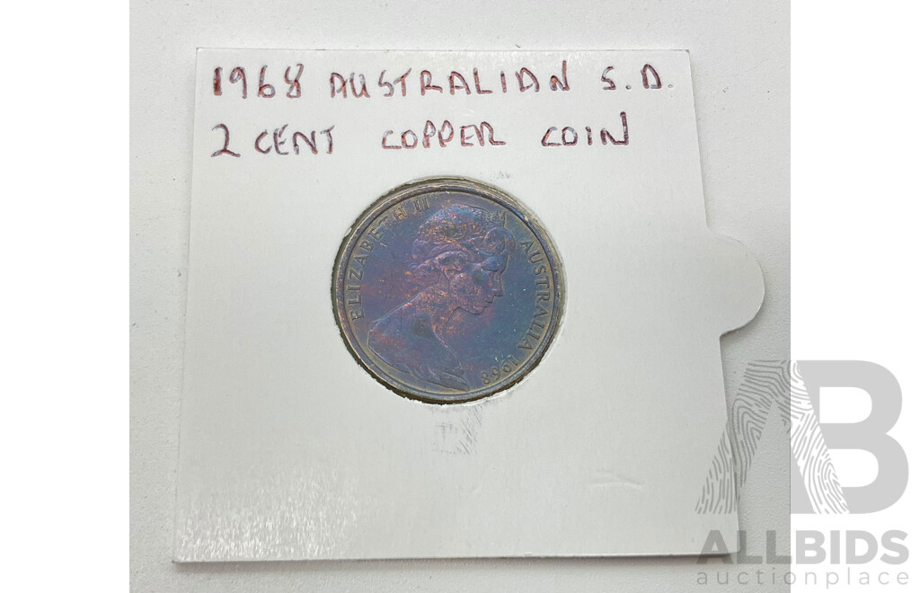 Australian 1968 Two Cent Coin