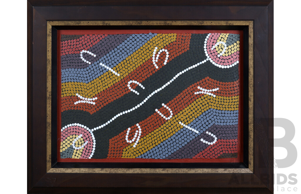 Madeline Gibson (Contemporary, Aboriginal), Untitled, Acrylic on Canvas