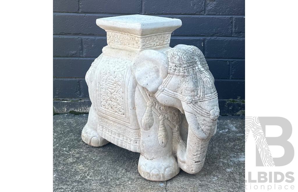 Concrete Garden Elephant Statue