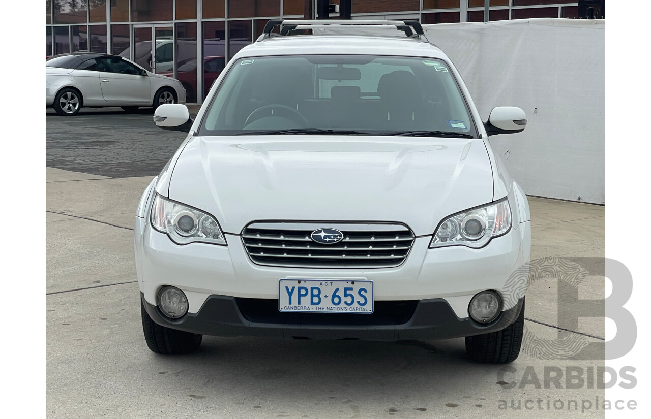 7/2008 Subaru Outback 2.5i Luxury Edition MY08 4d Wagon White 2.5L