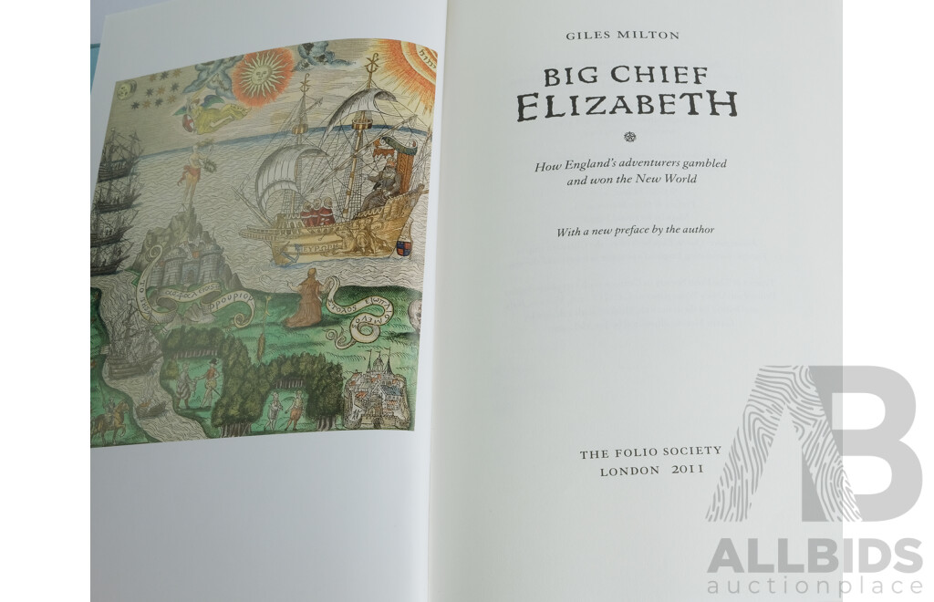 Three Folio Society Publications Comprising Elizabeth I by E Perry, Big Chief Elizabethby G Milton & Richard III by D Seward, All HArdcovers in Slip Cases