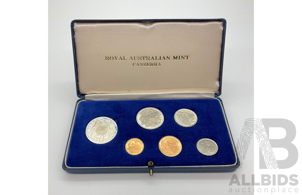 Australian RAM 1966 Six Coin Proof Set in Original COA Case
