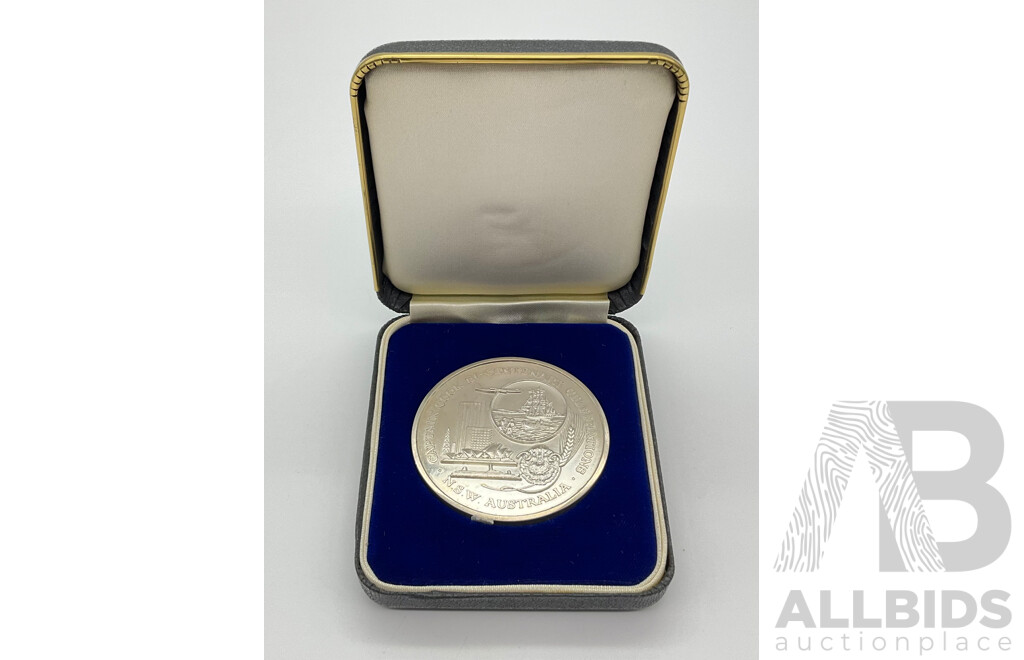 Captain Cook 1770-1970 200th Anniversary Bicentenary Celebrations NSW Medallion