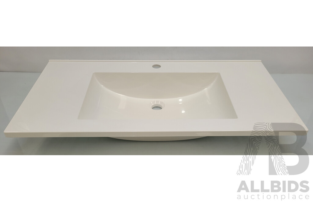 White Sink/Countertop