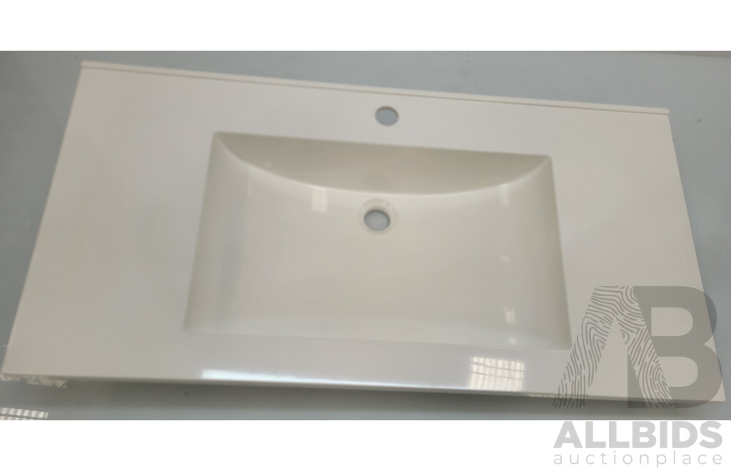 White Sink/Countertop