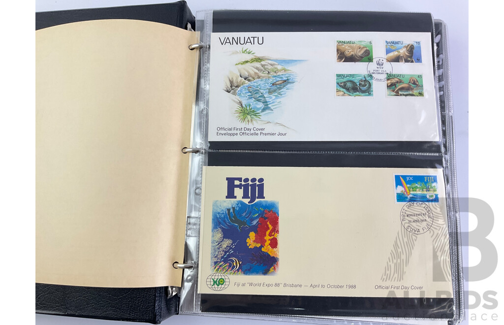 Two Albums of Australian 1980's First Day Issues and Stamp Packs