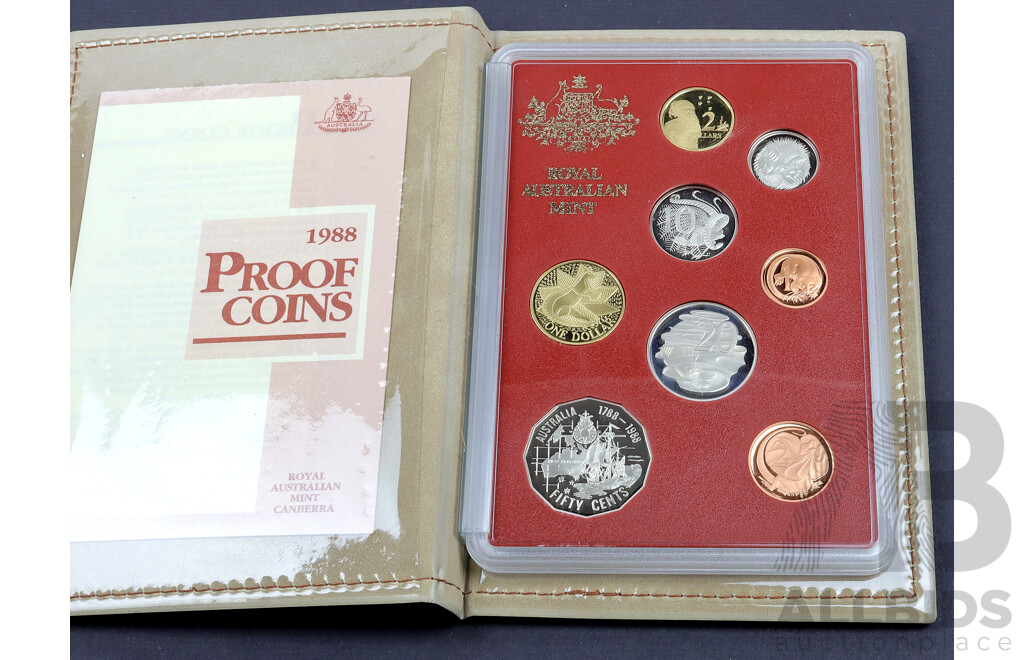 1988 RAM Bi Centennial Proof coin set
