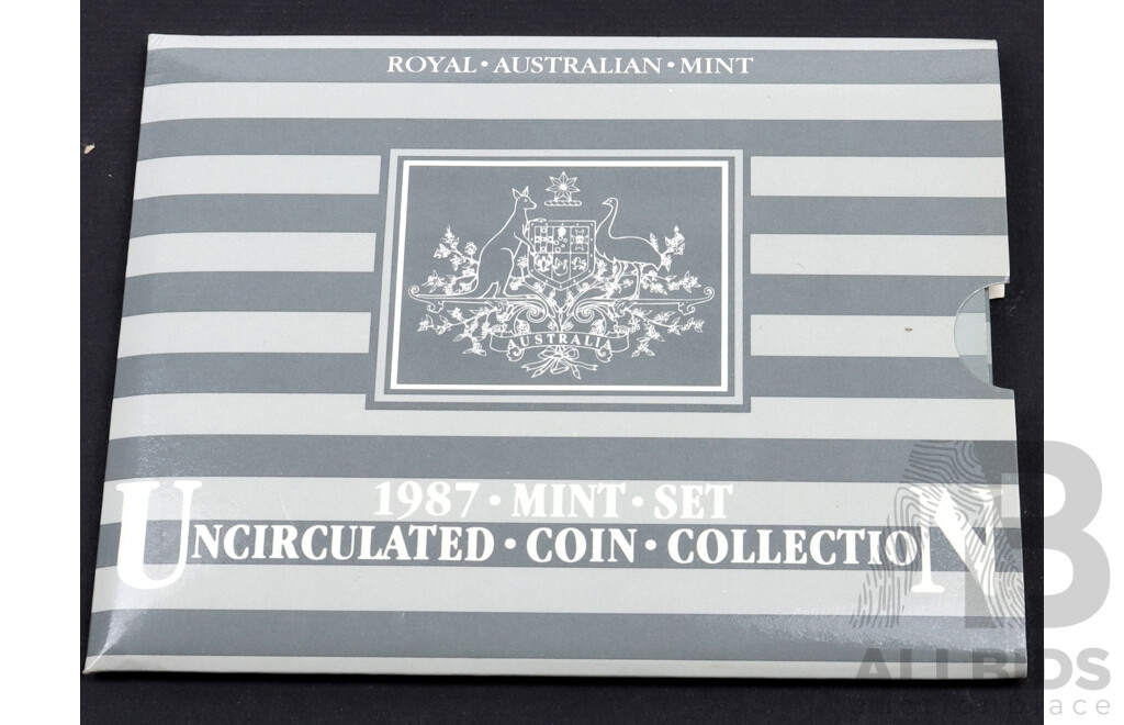 1987 RAM Uncirculated mint set