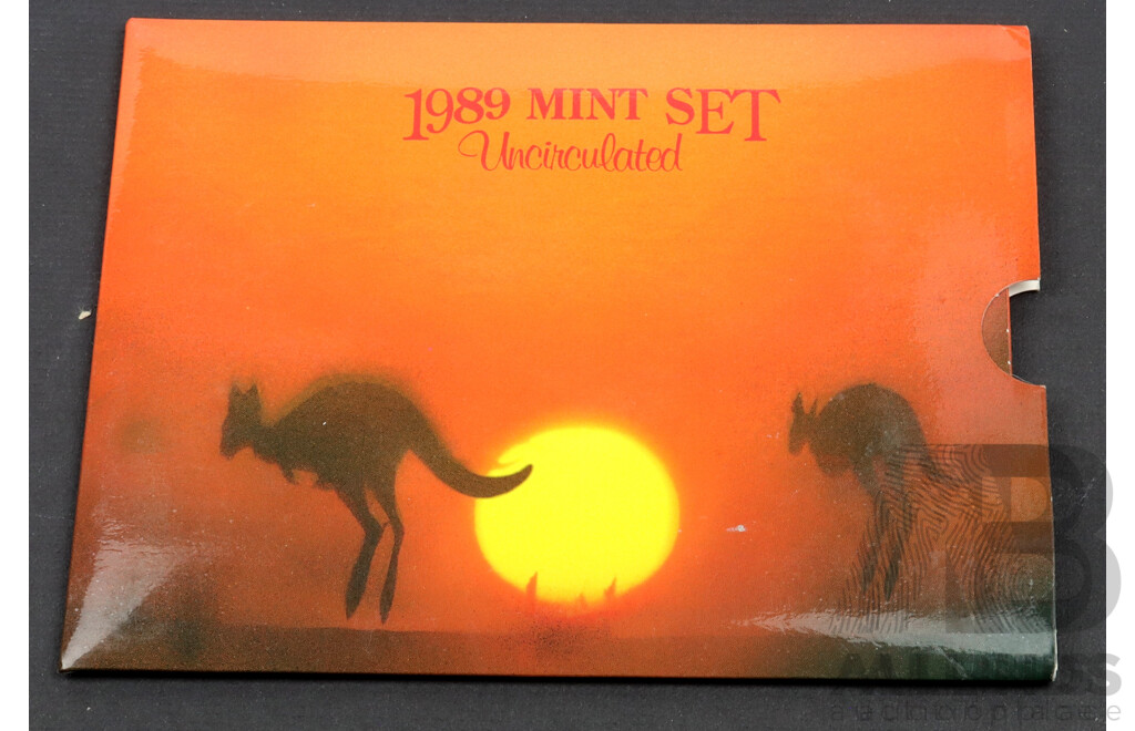 1989 RAM UNC Mint set 8 coins.