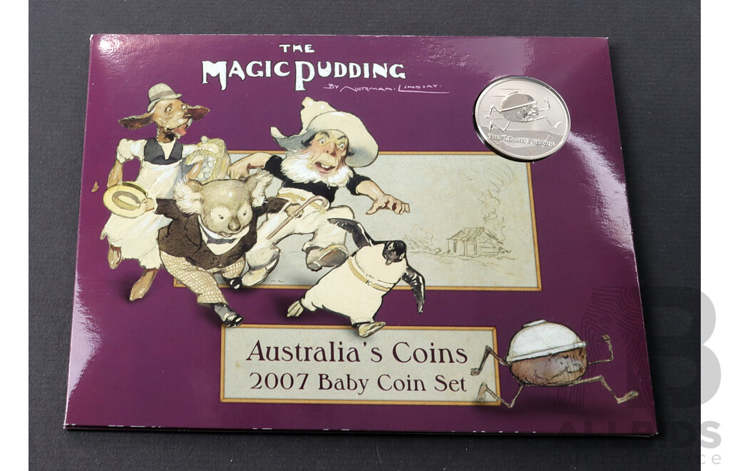 2007 RAM Magic Pudding UNC coin set