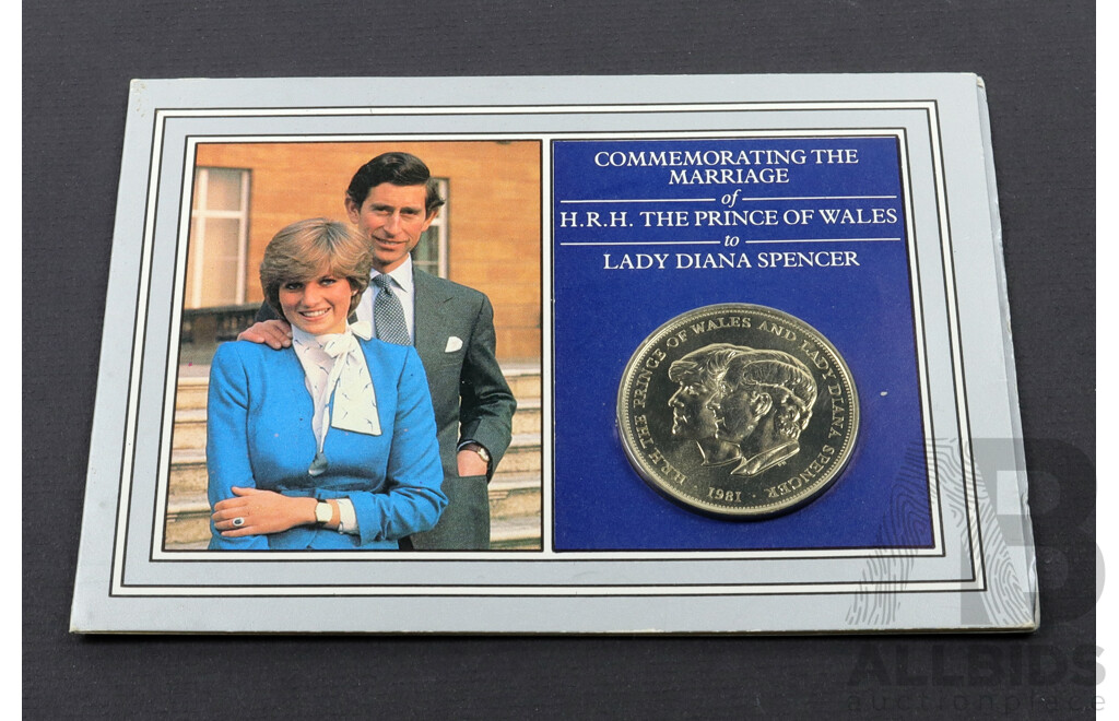 Royal Mint 1981 Crown. Wedding of Charles and Diana.