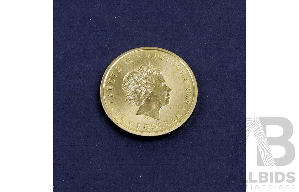 2009 $1 coin. Australia Post 200 years Postal Service.
