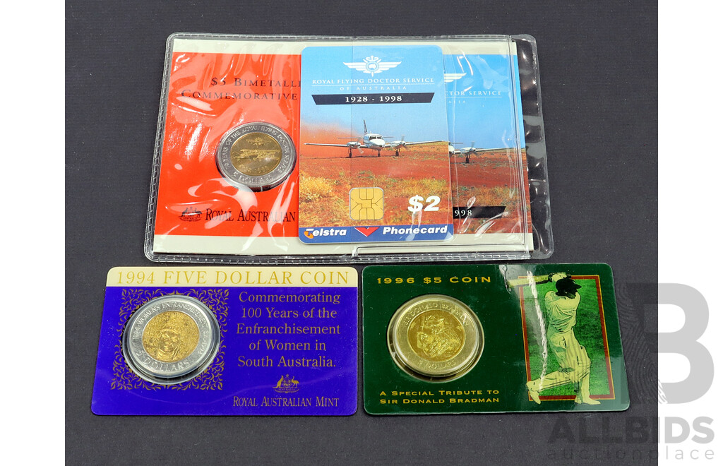 Australian RAM Five Dollar Coins (3)