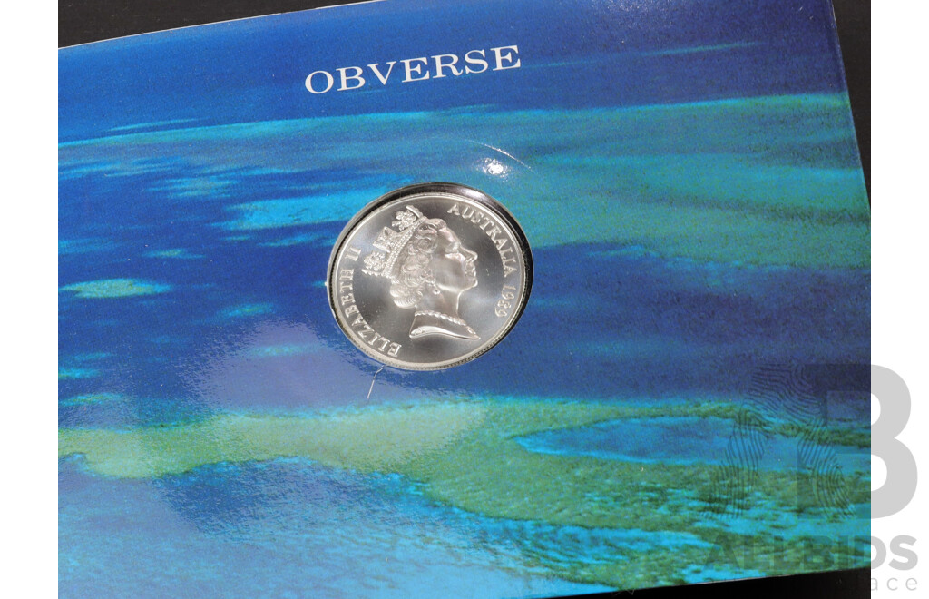 Australian RAM 1989 Ten Dollar Coin - Queensland .925 Silver