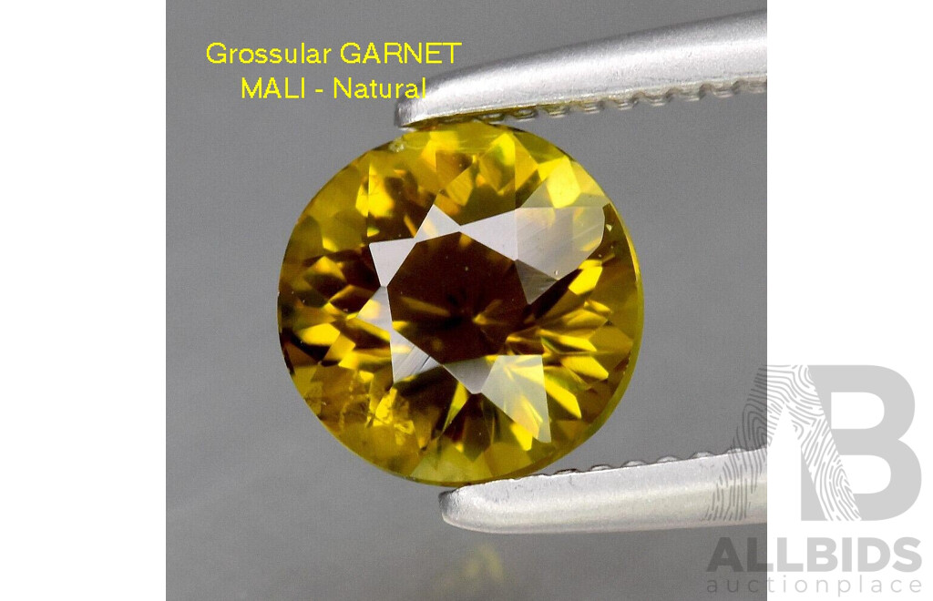 Grossular GARNET: Greenish-Yellow