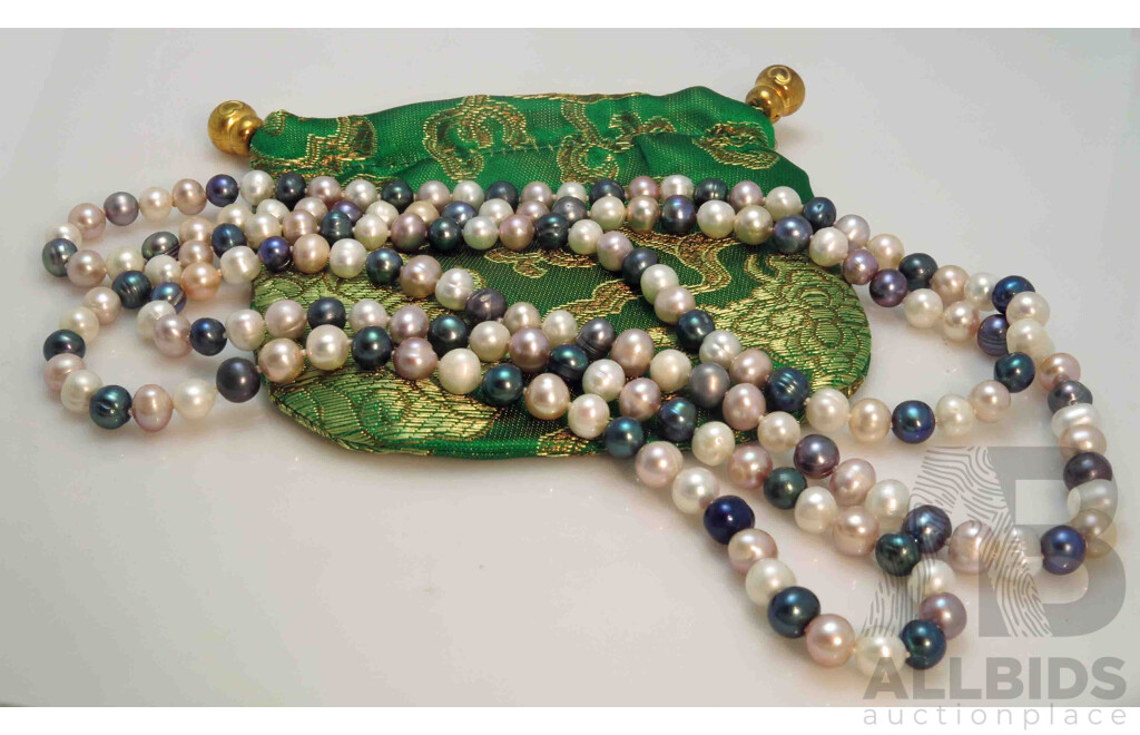 Extra Long Freshwater Pearl Necklace
