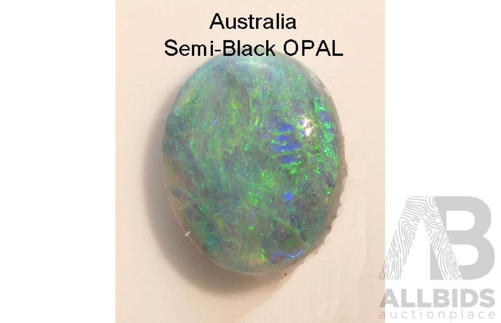 Australia Solid semi-Black OPAL