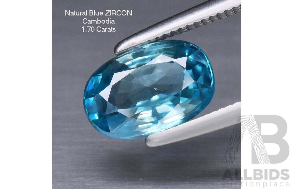 Natural Blue ZIRCON