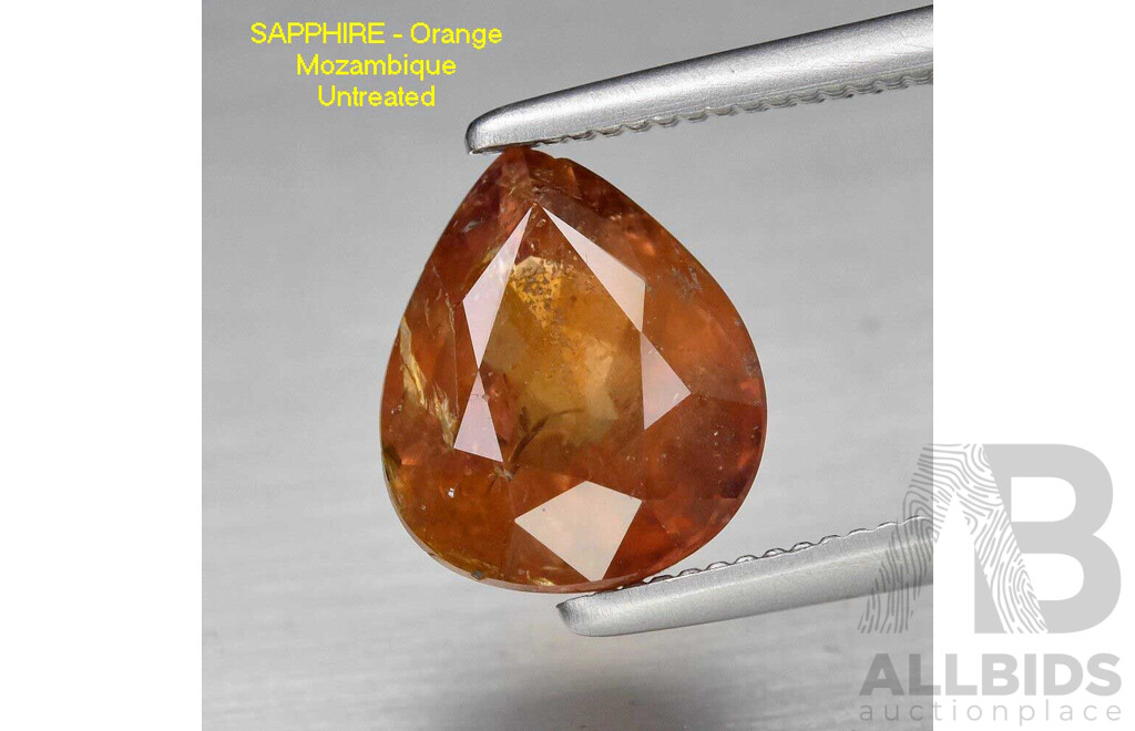 Natural SAPPHIRE - Orange