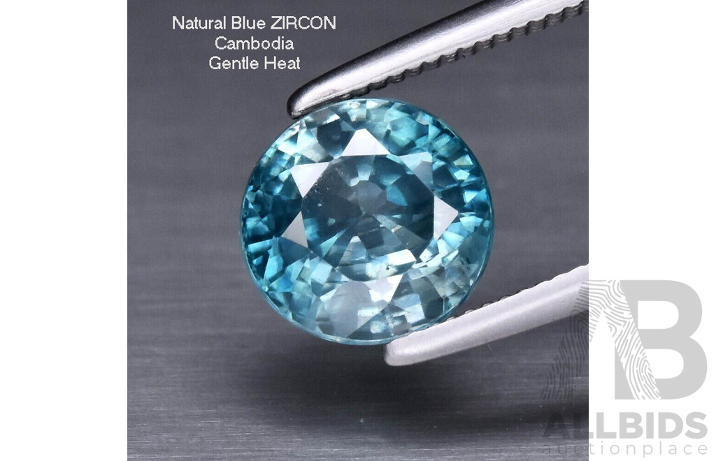 Blue ZIRCON - Natural