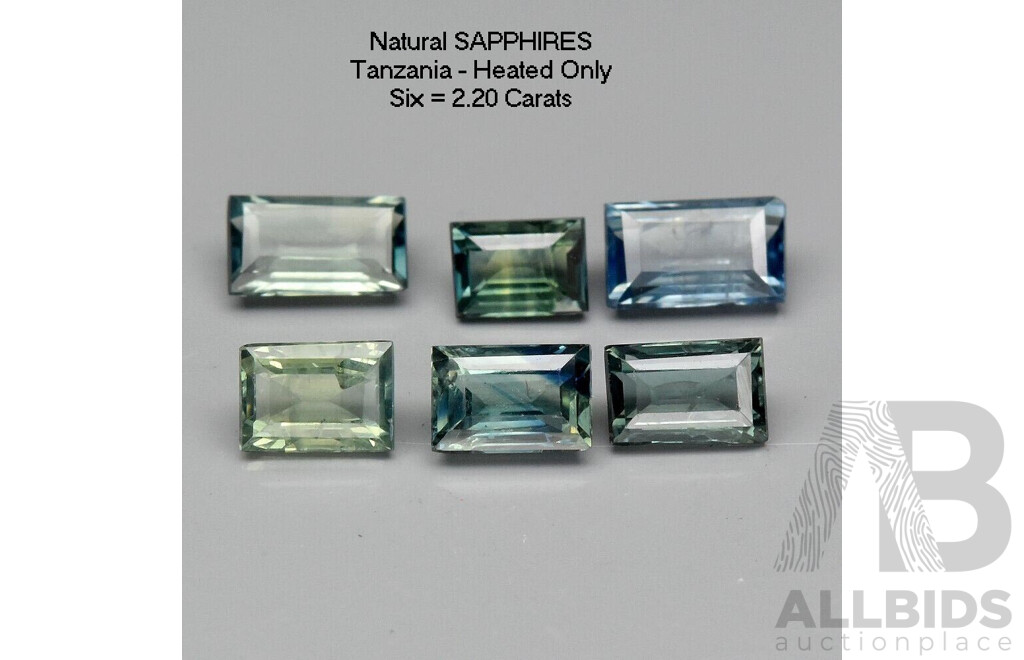 SAPPHIRES - Natural - Heated