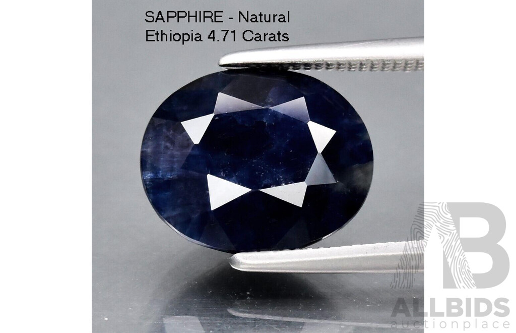 SAPPHIRE - Natural - Deep Blue